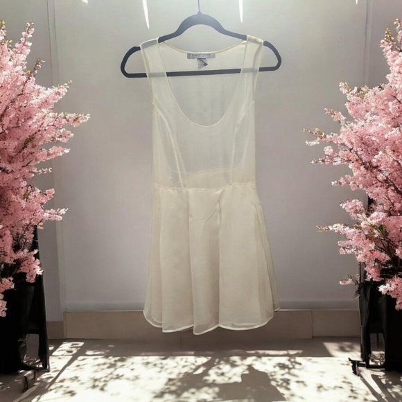 Morgane Le Fay Ruslan dress Ivory silk chiffon  Size S - Picture 11 of 12